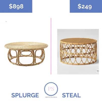 serena and lily anguilla rattan coffee table look for less